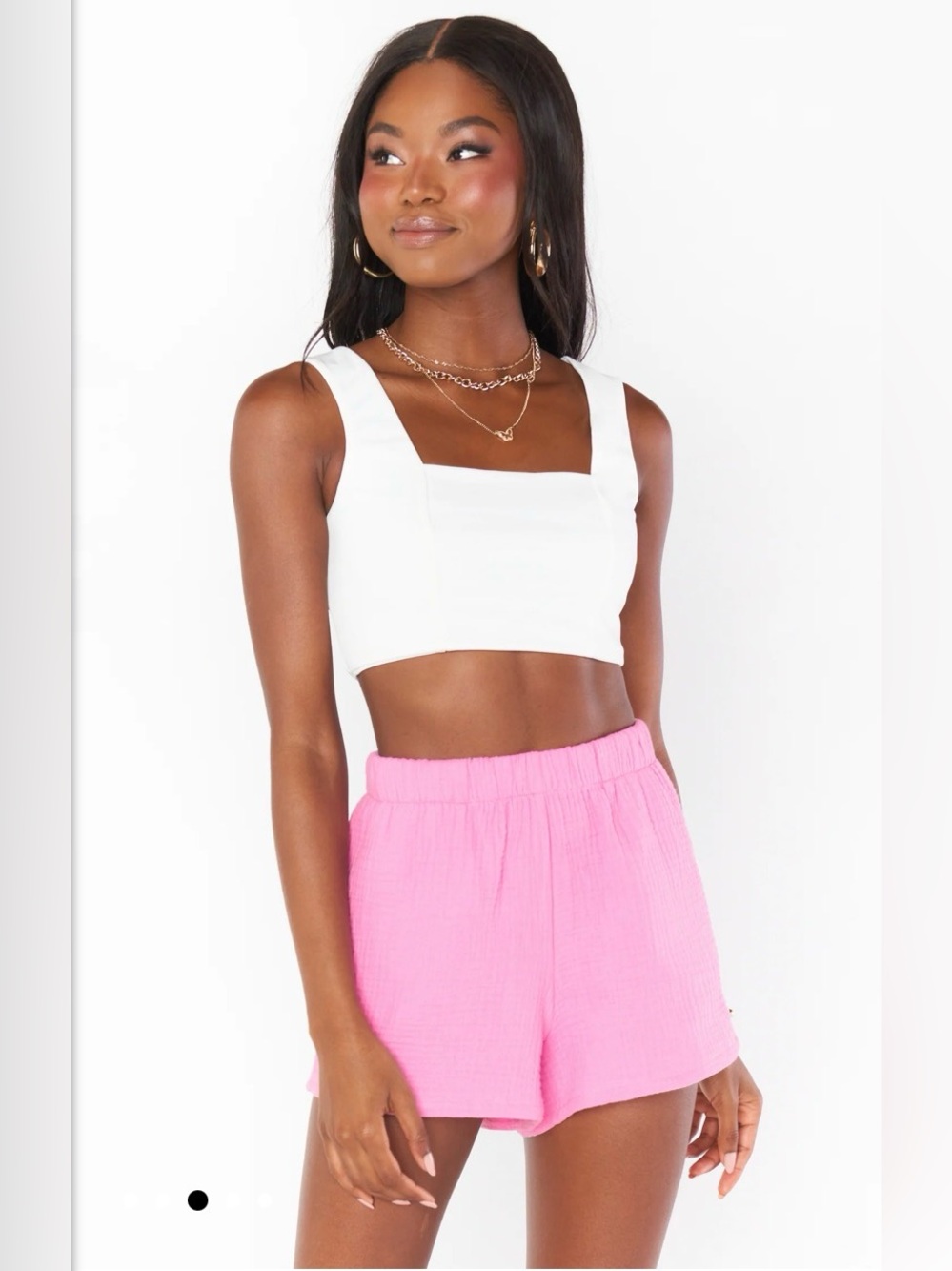 Show Me Your Mumu Hendrix Shorts Bubblegum Gauze